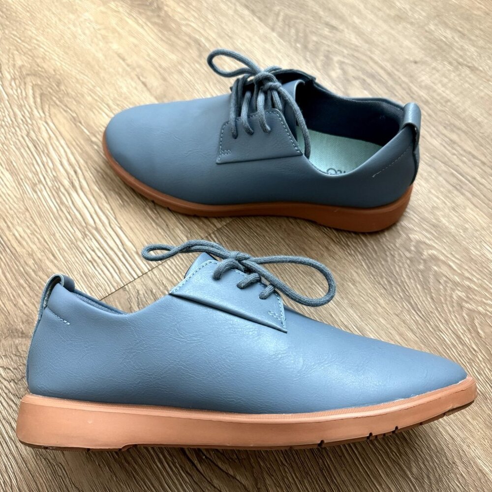 Ponto Footwear Women's Size 6.5 The Pacific Casual Dress Shoes in Slate Blue